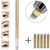 Pióro do tatuażu 3D microblading + 5 x igły 12 pinów [222200006910]